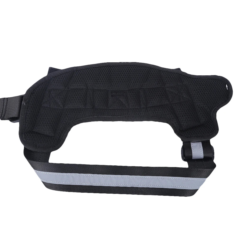 Dog Harness NO PULL Reflective, Breathable, Adjustable Pet Harness Vest with ID Custom Patch Outdoor Walking Dogs
