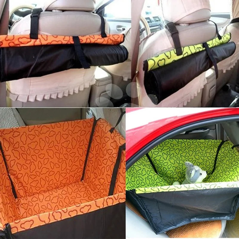 Pet Carriers Dog Car Seat Cover,  For Dogs and Cat,  Rear Back Hammock Pet Carrier Bag