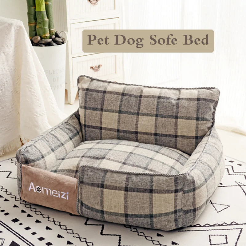 Big Dog Bed, Pet Sofa Bed For Small, Medium or Big Dogs, Washable