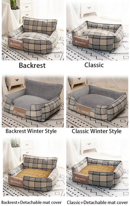 Big Dog Bed, Pet Sofa Bed For Small, Medium or Big Dogs, Washable