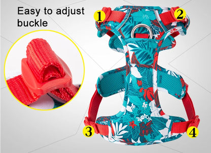 Truelove Pet Explosion-proof Dog Harness, Camouflage, Reflective Nylon Special Edition and Upgrade Version Easy to Adjust