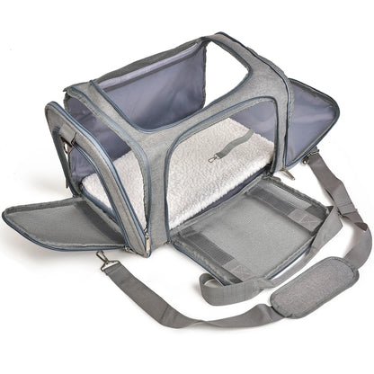 Dog Carrier Bag ,Soft Side Backpack, Pet Carriers Dog Travel Bags Airline Approved ,Transport For Small Dogs and Cats