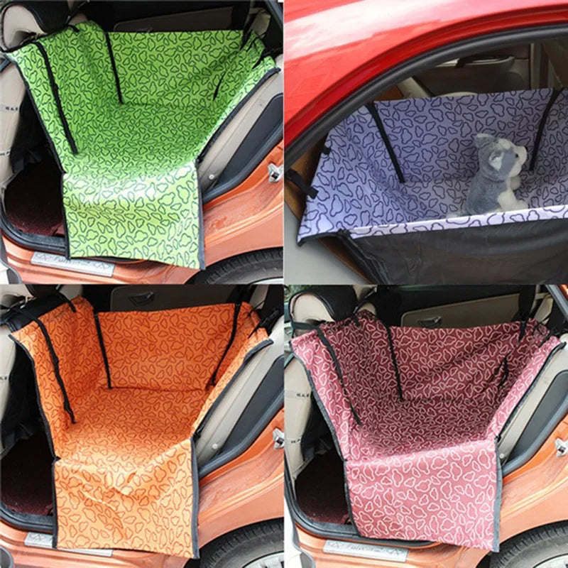 Pet Carriers Dog Car Seat Cover,  For Dogs and Cat,  Rear Back Hammock Pet Carrier Bag