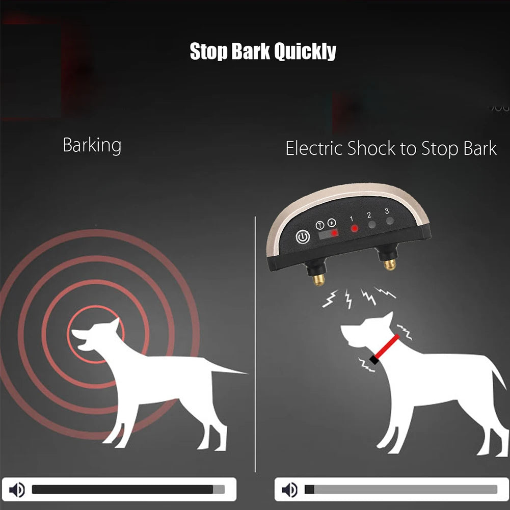 Pet Dog Anti Bark Guard ,Waterproof, Stop Dog Barking, Rechargeable Shock Safe USB