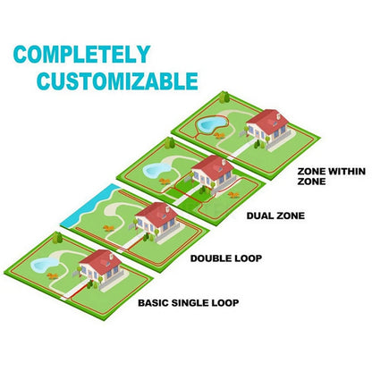 Pet Fence In-Ground Electric Dog Fence, Rechargeable, Electric Dog Training Collar Receivers, Pet Containment System W-227B For Dog