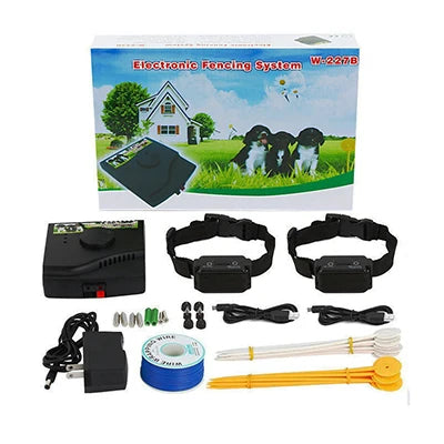 Pet Fence In-Ground Electric Dog Fence, Rechargeable, Electric Dog Training Collar Receivers, Pet Containment System W-227B For Dog