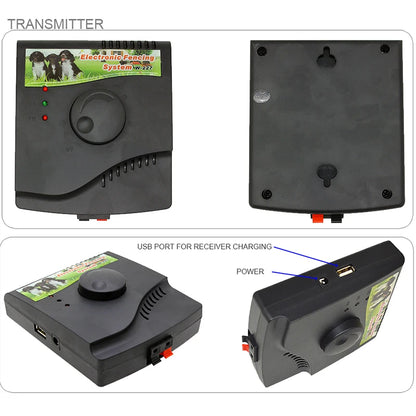 Pet Fence In-Ground Electric Dog Fence, Rechargeable, Electric Dog Training Collar Receivers, Pet Containment System W-227B For Dog