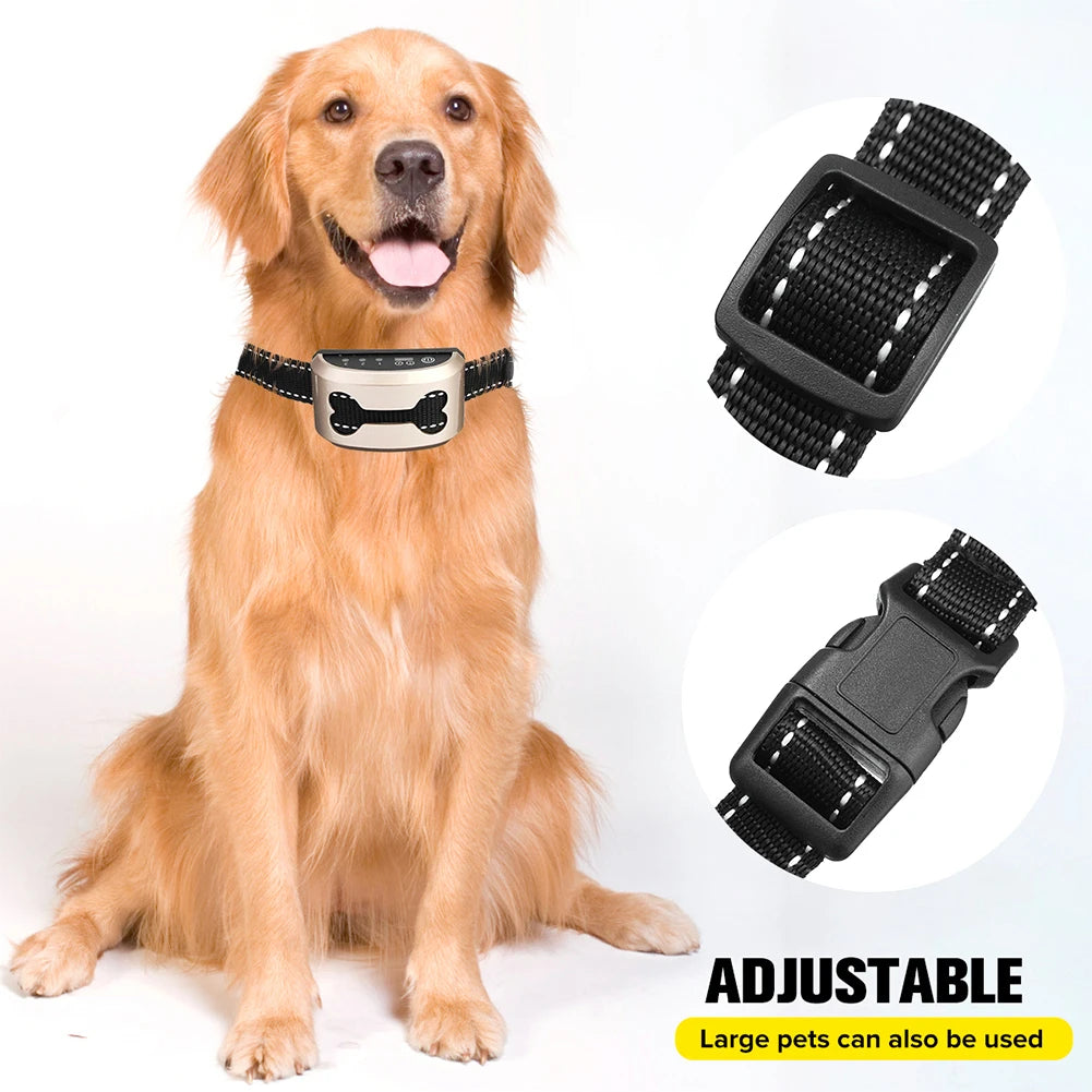 Pet Dog Anti Bark Guard ,Waterproof, Stop Dog Barking, Rechargeable Shock Safe USB