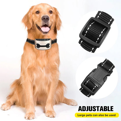 Pet Dog Anti Bark Guard ,Waterproof, Stop Dog Barking, Rechargeable Shock Safe USB