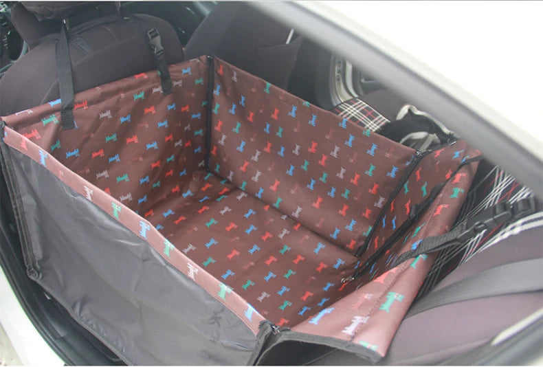 Pet Carriers Dog Car Seat Cover,  For Dogs and Cat,  Rear Back Hammock Pet Carrier Bag