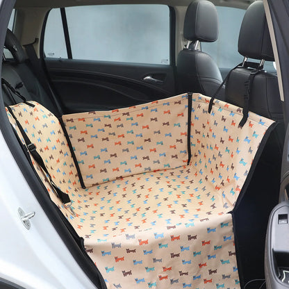 Pet Carriers Dog Car Seat Cover,  For Dogs and Cat,  Rear Back Hammock Pet Carrier Bag
