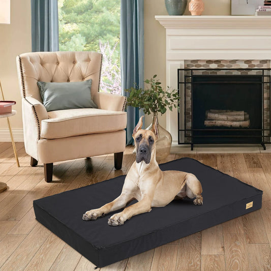 Washable Dog Beds for Large Dogs,  Comfortable Orthopedic Dog Bed ,Sponge Foam