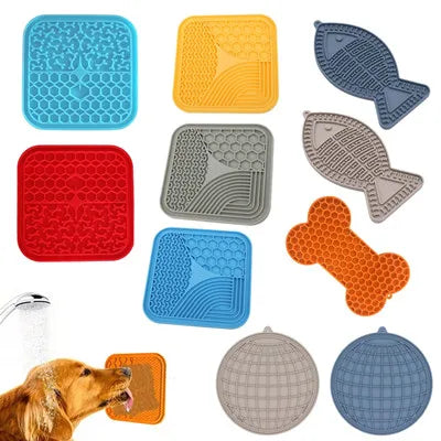 Pet Cat and Dog Slow Food Bowl, Anti-choking , Non-slip, Multiple Colors and Shapes