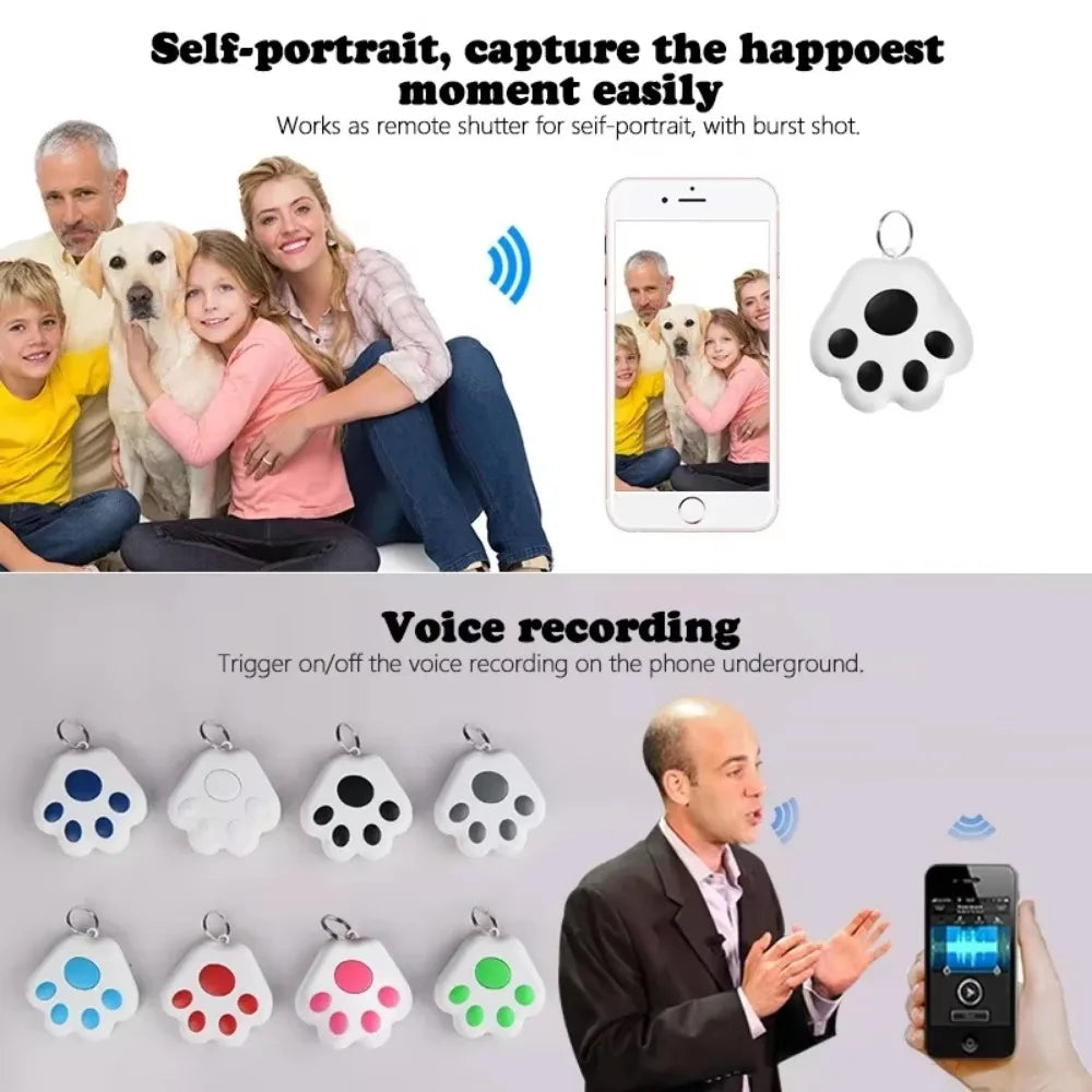 Dog Paw Mini GPS Tracker Cats, Dogs, Children, Elderly, Anti Lost Device, Intelligent Tracking Locator.
