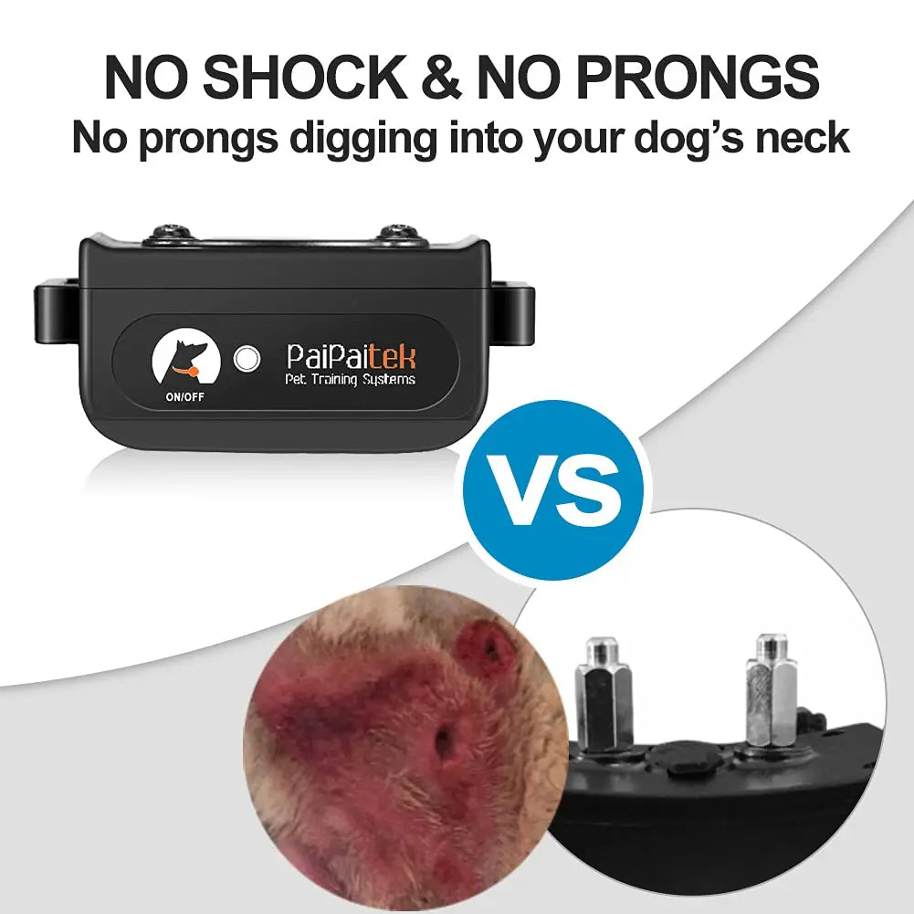No Shock Dog Training Collar for All Size Dogs, 3300ft Range Vibrating Dog Collar, IPX7 Waterproof Electric Collar with Remote