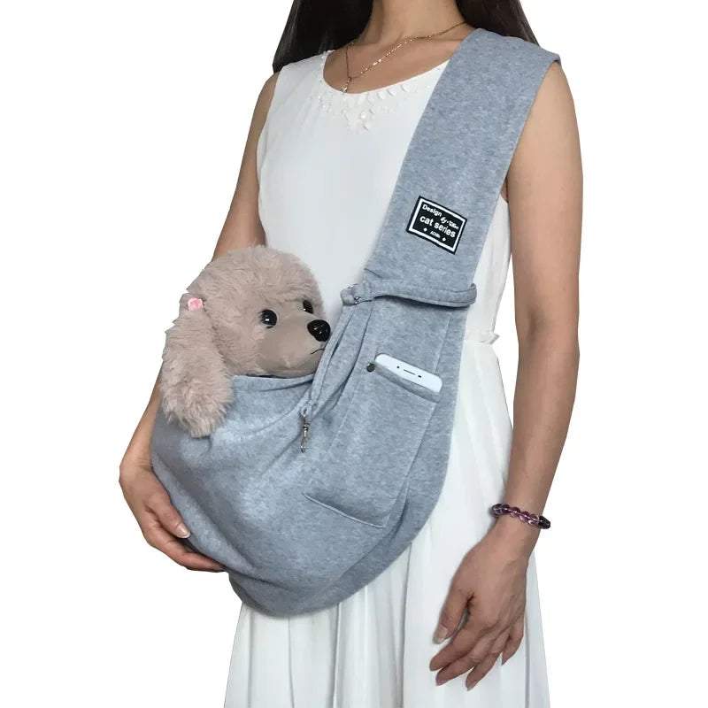 Comfortable Dog Bag ,Pet Crossbody Shoulder Bag, Outdoor Travel , Portable Cat or Puppy Sling Carrier
