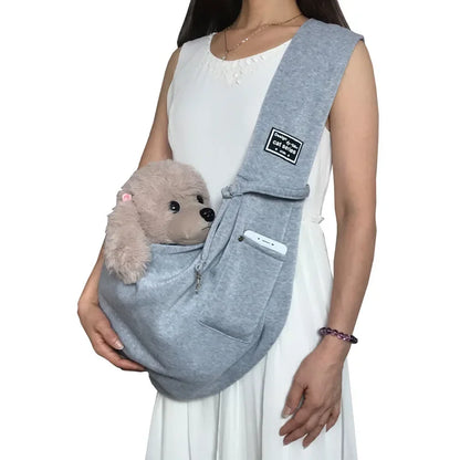 Comfortable Dog Bag ,Pet Crossbody Shoulder Bag, Outdoor Travel , Portable Cat or Puppy Sling Carrier