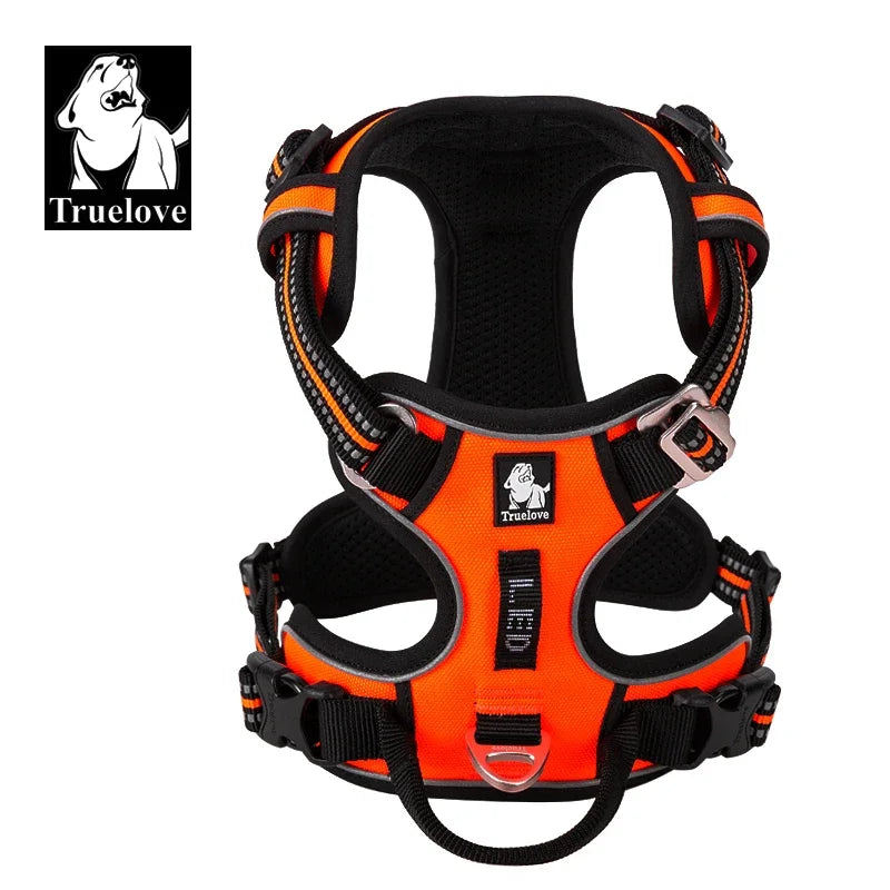 Truelove Pet Explosion-proof Dog Harness, Camouflage, Reflective Nylon Special Edition and Upgrade Version Easy to Adjust
