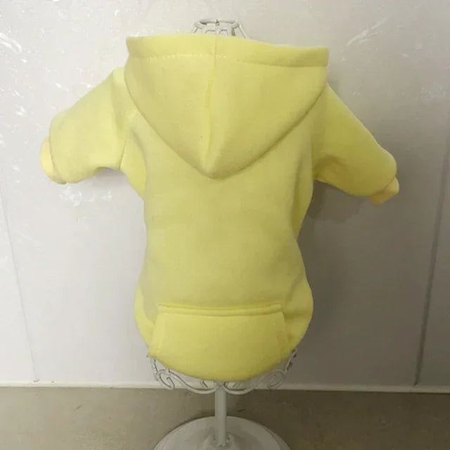Cozy Pet Clothes with Pocket, Dog Hoodies For Small Dogs,  All Season Knit Cat Clothes