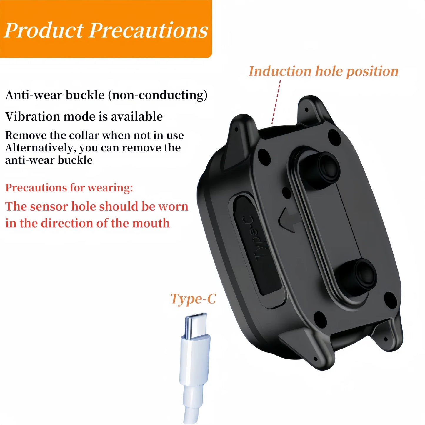 Waterproof Dog Bark Collar, Rechargeable Anti-Bark Collar For Dogs,  Stop Barking, Dogs with Vibration Training Collar,  For Small, or Medium Dogs