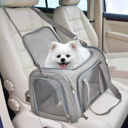 Dog Carrier Bag ,Soft Side Backpack, Pet Carriers Dog Travel Bags Airline Approved ,Transport For Small Dogs and Cats