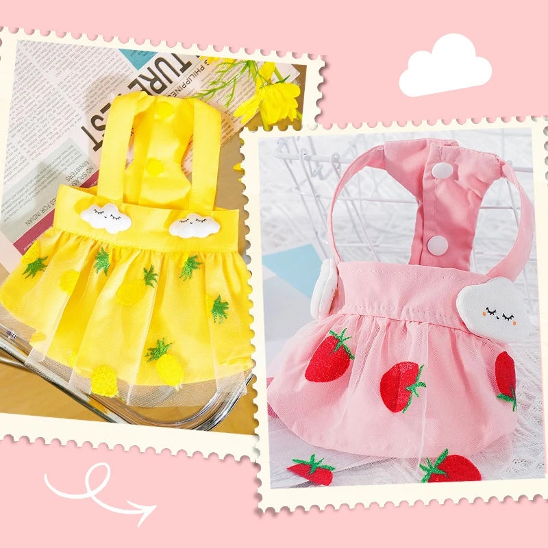 Cute Dog Princess Summer Dress, Poodle, Chihuahua Dog Clothes