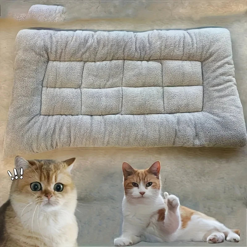Oversized Plush Dog or Cat Bed - Winter Warm, Waterproof and Washable, Extra Thick Soft Fleece