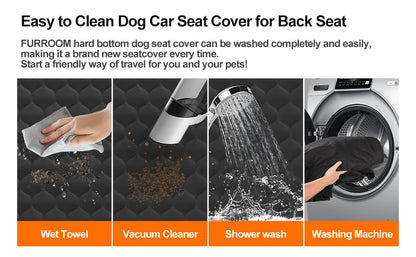 Waterproof Pet Travel Accessories Foldable Dog Car Seat , Car Pet Seat Safety Hammock, Trunk Mat, Car Rear Back Seat Protector