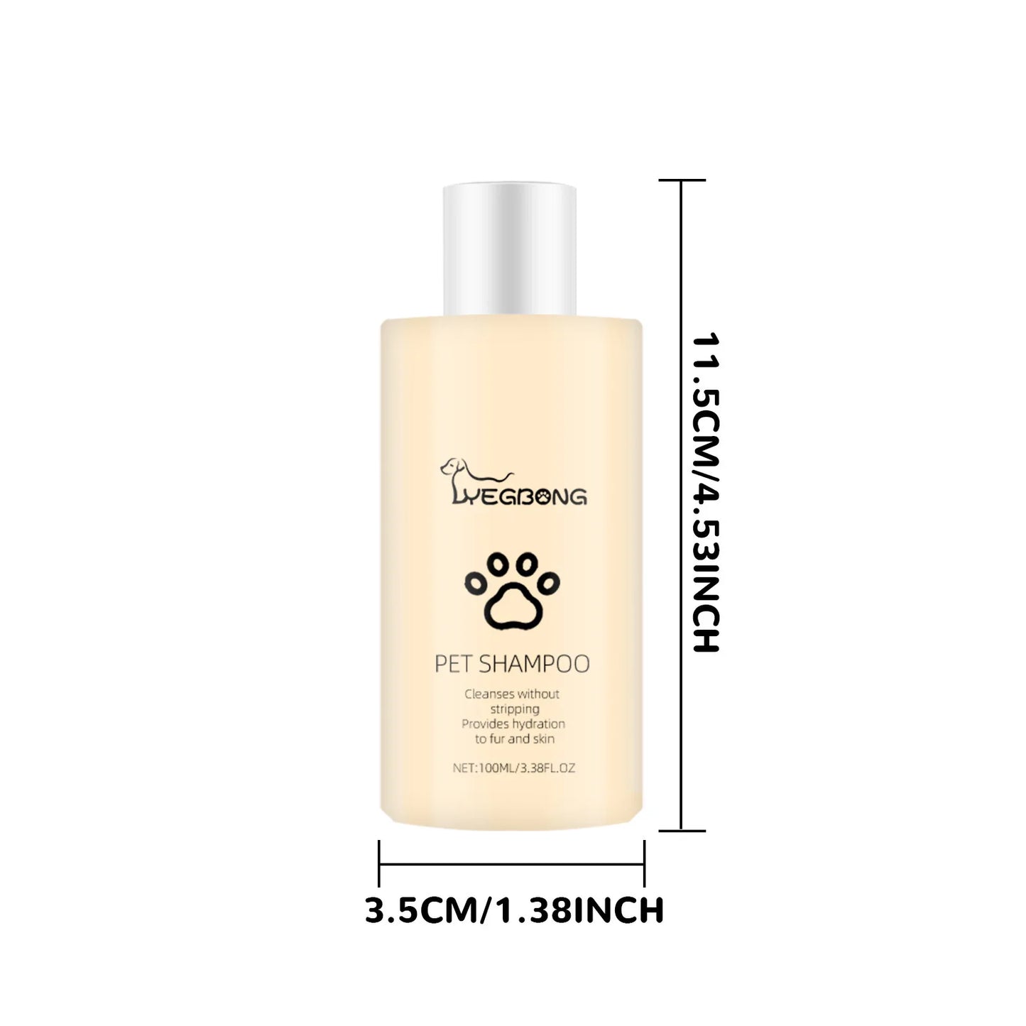 Dog Wash Shampoo: Flea & Mite Killer, Dirt Removal - Anti-Itch, Deodorizing & Moisturizing Formula for Softening Coat