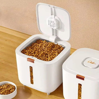 Pet food storage barrel , food sealed moisture-proof
