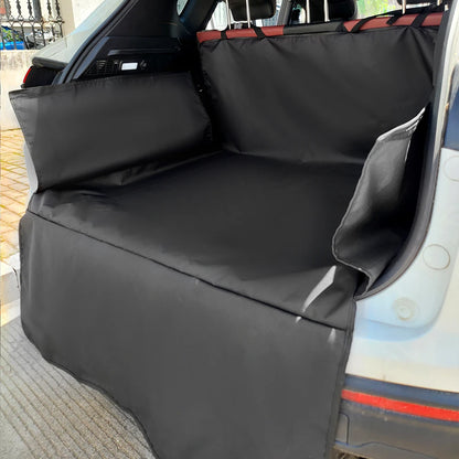 Waterproof 600D Oxford Cloth Dog Car Seat Cover, Pet Travel Dog Carrier, Car Trunk Mat, SUV Cargo Liner For Dogs