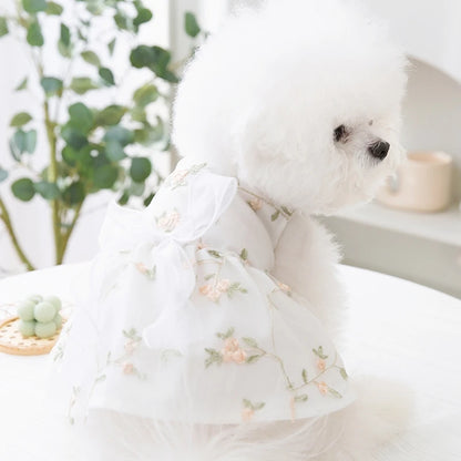 Cute Dog Princess Summer Dress, Poodle, Chihuahua Dog Clothes