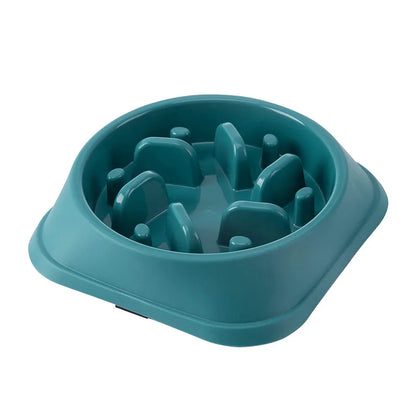Pet Cat and Dog Slow Food Bowl, Anti-choking , Non-slip, Multiple Colors and Shapes