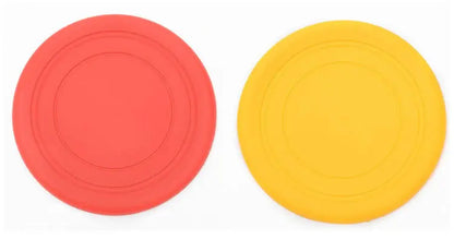 Soft Silicone Flying Saucer, Dog Chew Toy, Training Frisbee, Bite-Resistant