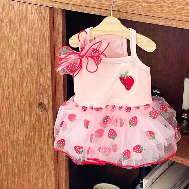 Cute Dog Princess Summer Dress, Poodle, Chihuahua Dog Clothes