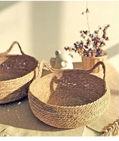 All Seasons Pure hand-woven rattan cat nest,  universal warm pad is removable and washable