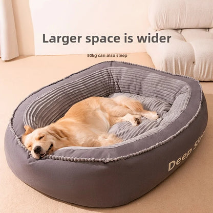 Pet Bed Comfortable Donut Round,  Soft, Washable Dog or Cat Cushion Bed