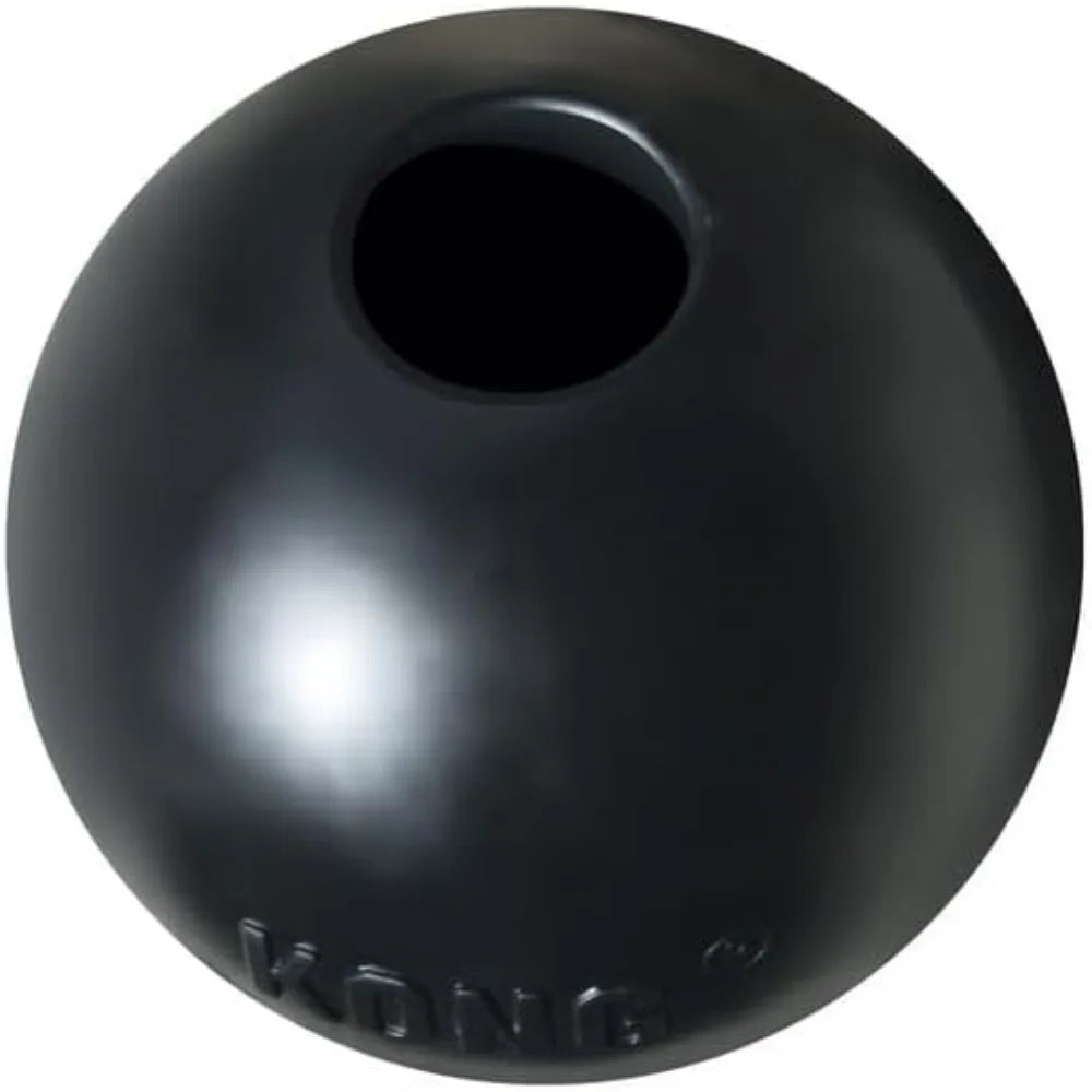 KONG Extreme Ball 2-Pack – Durable Rubber Dog Toy for Power Chewers – Tough Fetch Ball with Hole for Treats – Ideal for Training
