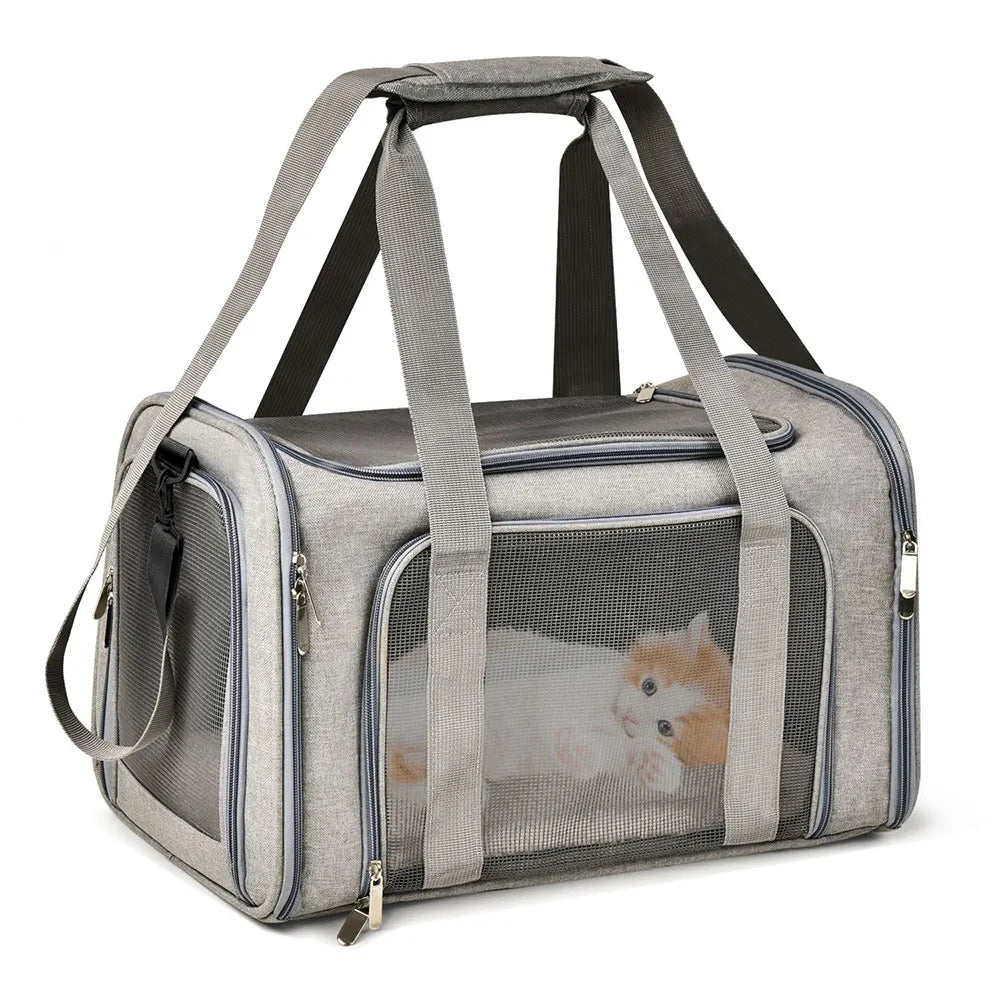 Dog Carrier Bag ,Soft Side Backpack, Pet Carriers Dog Travel Bags Airline Approved ,Transport For Small Dogs and Cats