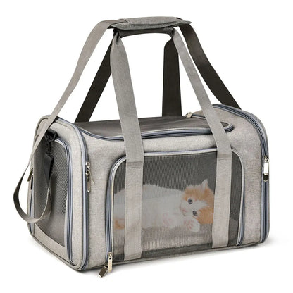 Dog Carrier Bag ,Soft Side Backpack, Pet Carriers Dog Travel Bags Airline Approved ,Transport For Small Dogs and Cats