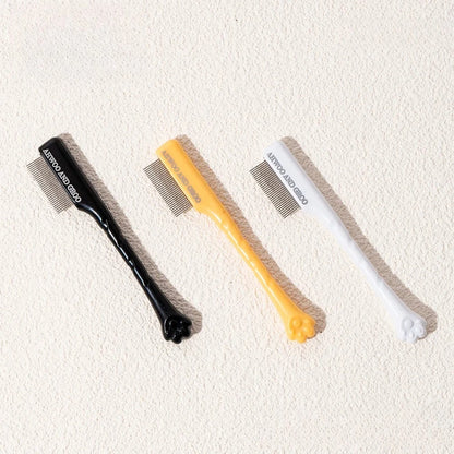 Pet Facial Cleaning Comb Set, Removes Tear Stains, Dog and Cat Hair Repair Scissors, Hair Comb