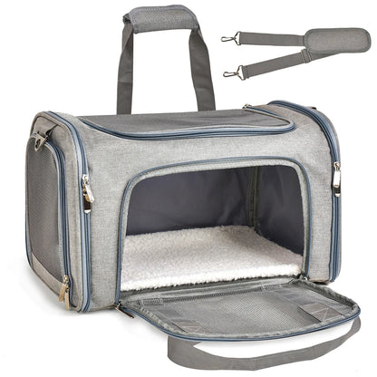 Dog Carrier Bag ,Soft Side Backpack, Pet Carriers Dog Travel Bags Airline Approved ,Transport For Small Dogs and Cats