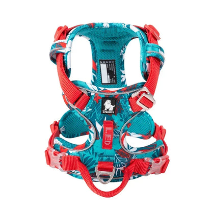 Truelove Pet Explosion-proof Dog Harness, Camouflage, Reflective Nylon Special Edition and Upgrade Version Easy to Adjust