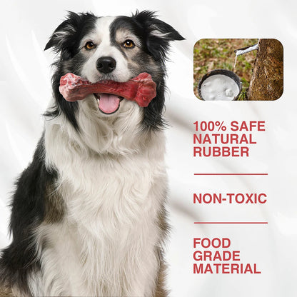 MASBRILL Dog Toys Aggressive Chewers, Large Dogs Bone-Shaped Indestructible Nylon Interactive Dog Toy, Teeth Cleaning