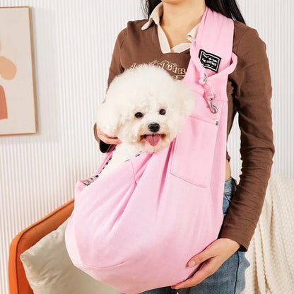 Comfortable Dog Bag ,Pet Crossbody Shoulder Bag, Outdoor Travel , Portable Cat or Puppy Sling Carrier