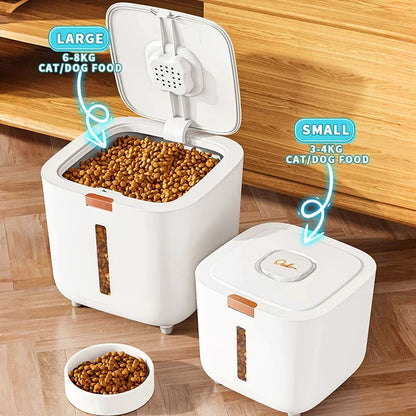Pet food storage barrel , food sealed moisture-proof