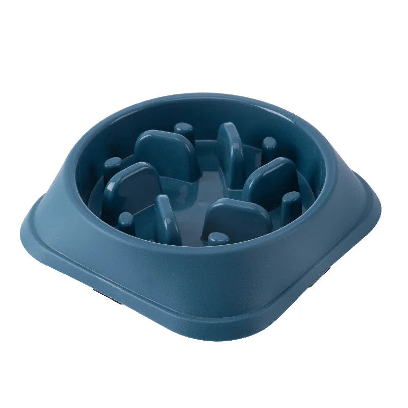 Pet Cat and Dog Slow Food Bowl, Anti-choking , Non-slip, Multiple Colors and Shapes