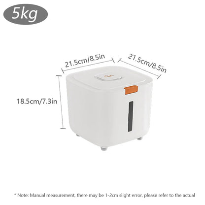 Pet food storage barrel , food sealed moisture-proof