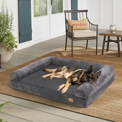 Dog Bed Extra Large Orthopedic Pet Mattress,  Bed Cushion with Removable Washable Cover Soft Sponge Foam