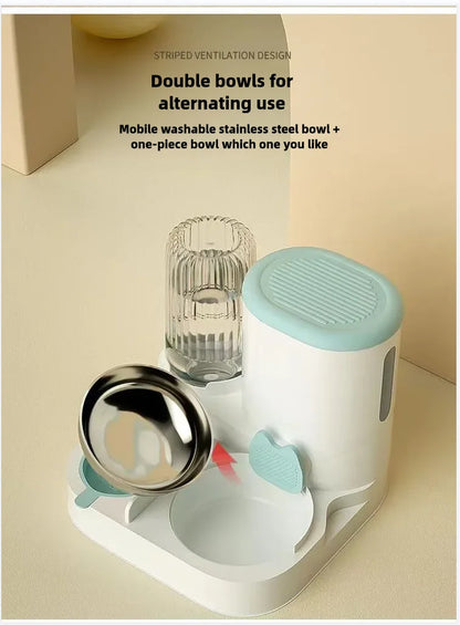 Cat bowl automatic feeder for cats, dogs, pets,
